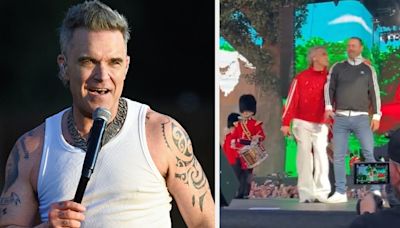 Robbie Williams And Danny Dyer's Hyde Park Duet Is A Surefire Cure To Your Monday Blues