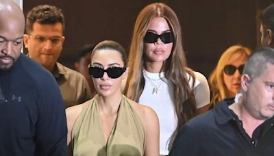 Kim, Khloe Kardashian check into their hotel for Anant Ambani, Radhika Merchant’s wedding