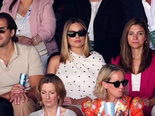 Margot Robbie and Luka Modric among stars in the crowd at Wimbledon on day 12