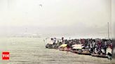 Maha Kumbh Safety Measures: Deep Water Barricading for Pilgrim Security | Allahabad News - Times of India