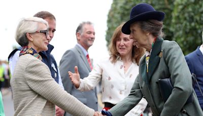 Princess Anne returns to duties at equestrian event