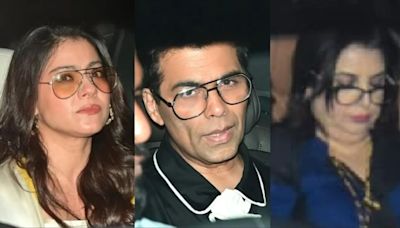 Karan Johar's 52nd birthday: Kajol, Farah Khan, Anil Kapoor, others attend bash in Mumbai. See pics