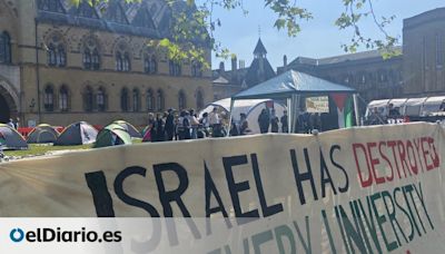 Estudiantes protestan para que la Universidad de Oxford corte relaciones con Rolls-Royce y Barclays por la guerra de Gaza