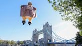 Harry Potter's bulging Aunt Marge appears above Tower Bridge