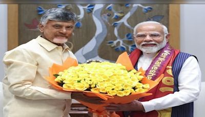 Andhra CM Naidu meets PM Modi, seeks support for state's 7-point development agenda - CNBC TV18