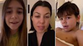 Kourtney Kardashian and Kids Spoof Keeping Up with the Kardashians Parody in Funny TikTok Video