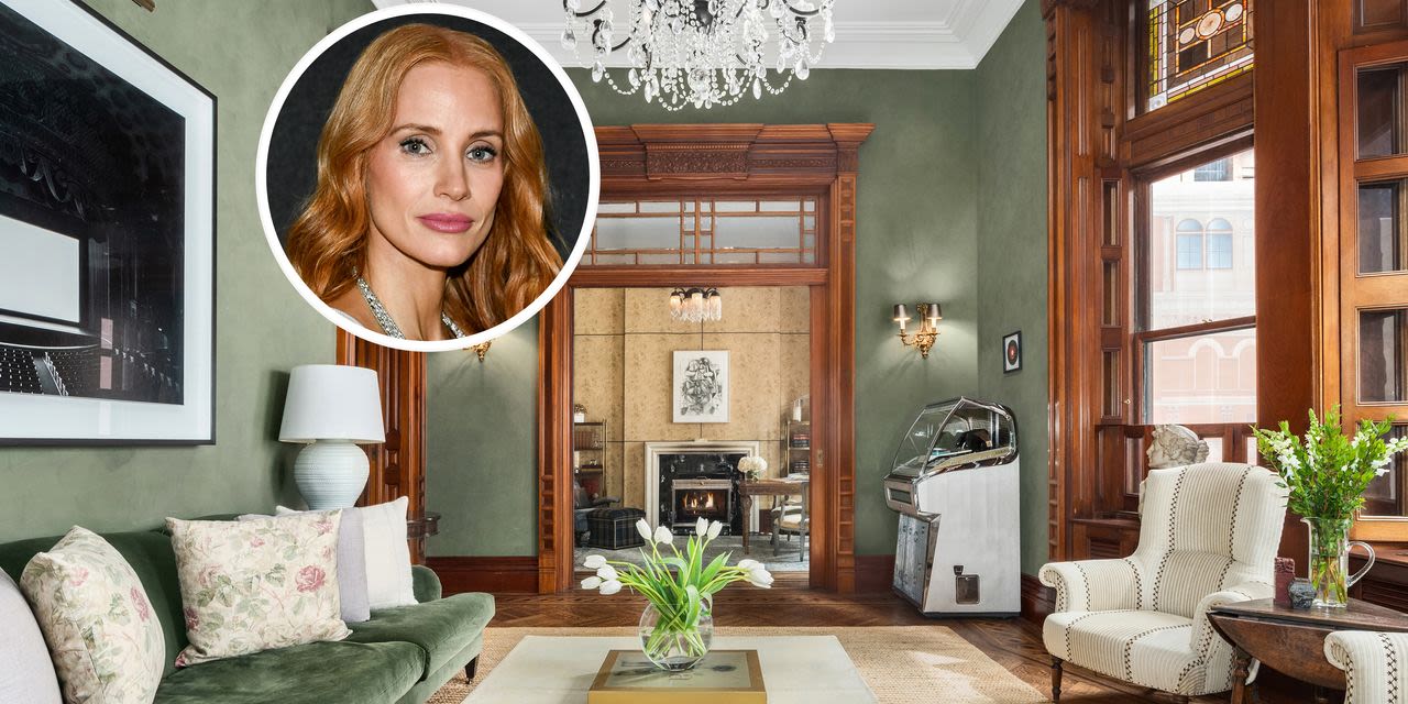 Jessica Chastain Is Putting Her Historic Manhattan Home on the Market