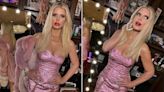 Jessica Simpson's Steamy 2024 Valentine's Day Look Included a Sweetheart Neckline and Lace-up Thigh Slits