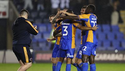 EFL Cup: Shrewsbury 3 Notts County 3 (4-3 on pens): Salop complete superb second half comeback