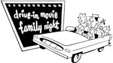Hull’s Drive-In Theater showing two furry, family-friendly movies