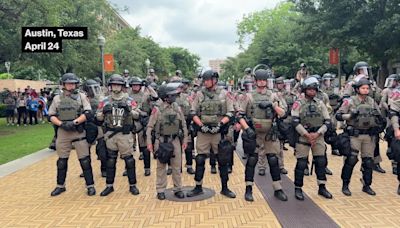 Mounted Police Clear Pro-Palestinian Protesters at University of Texas