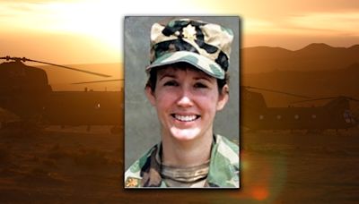 Maj. Marie Therese Rossi-Cayton was the first woman to fly into combat during Desert Storm