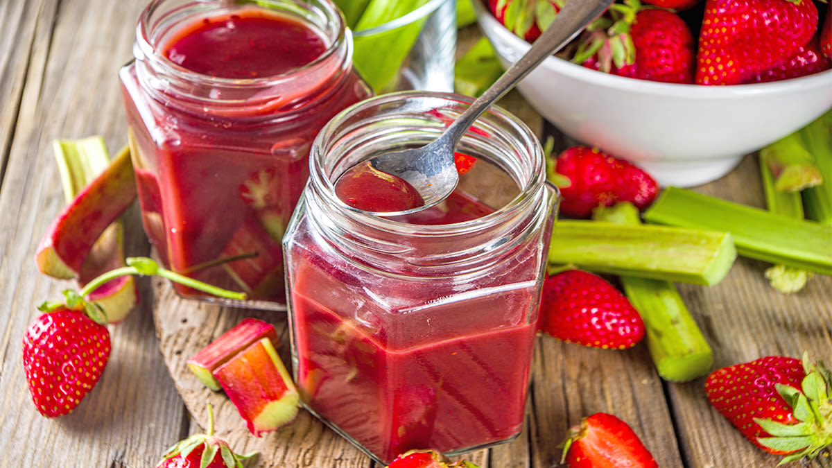 Chef's Secret to the Best-Ever Strawberry Rhubarb Jam — Easy 4-Ingredient Recipe