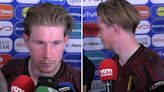 Watch Kevin De Bruyne WALK OUT of interview after Belgium stunned by Slovakia