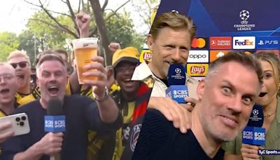 La noche de locura de Jamie Carragher en la Champions League: cerveza, borrachera y nota sin permiso