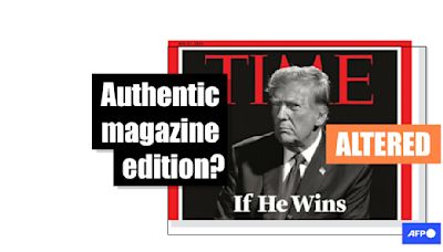 Altered Time cover spreads after Trump interview