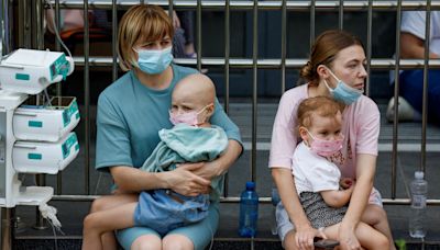 Russia pounds Ukrainian cities in daytime assault, children’s hospital hit
