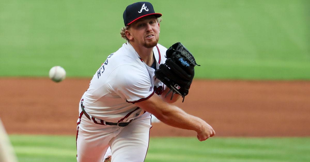 Photos: Spencer Schwellenbach makes debut as Braves face Nationals