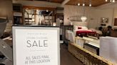 Delaware's only Williams-Sonoma and Pottery Barn are closing soon at the Christiana Mall