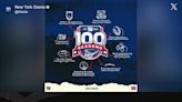 First look: New York Giants' commemorative logo for team's 100th anniversary