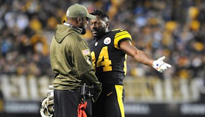 Ex-Steelers' Antonio Brown Gets Emotional Talking Mike Tomlin