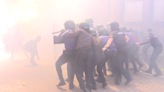 La formación de los policías antidisturbios desde dentro: "Trabajo en equipo"