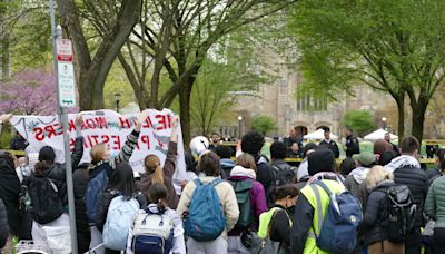 Yale pro-Palestine protesters told to leave or face 'emergency suspension'