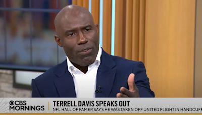 WATCH: Terrell Davis says he felt “powerless” after being handcuffed on United Airlines flight in front of family