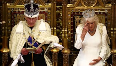 King Charles III Experiences Wardrobe Malfunction With Royal Robe