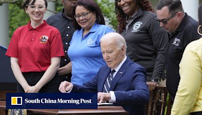 Biden says new tariffs will protect US industries from firms subsidised by China