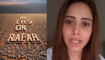 Nushrratt Bharucha faces backlash for posting 'All Eyes On Rafah' as the actress was in Israel when Hamas attacked, gets called a 'hypocrite' - Times of India