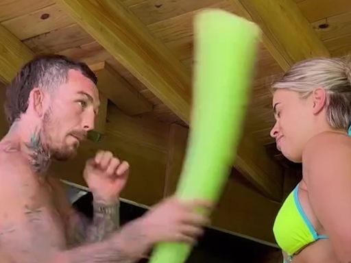 Paige VanZant shares behind-the-scenes footage of Power Slap prep with husband