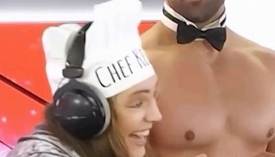 Love Islander leaves Kelly Brook screaming as he surprises her in real life as £60 Butler in the Buff