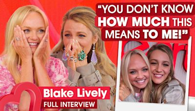 Blake Lively is speechless as she meets her Spice Girls' idol Emma Bunton