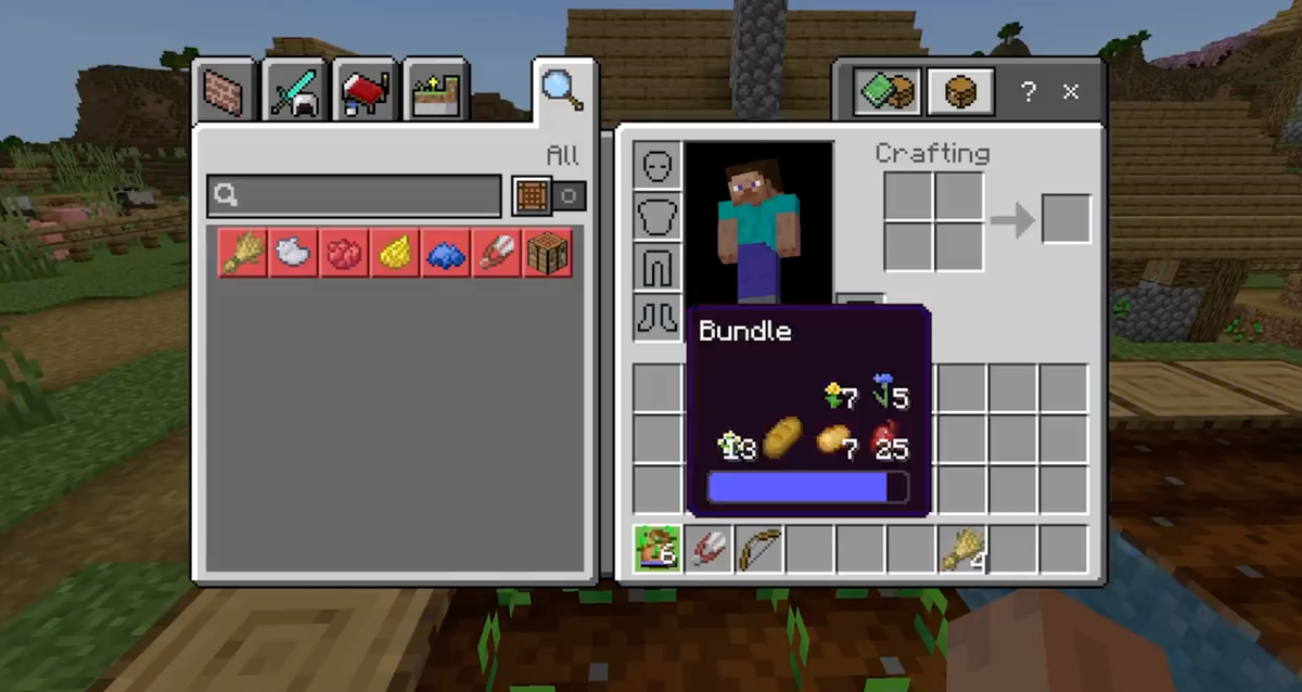 Minecraft Finally Getting Bundles 4 Years Later