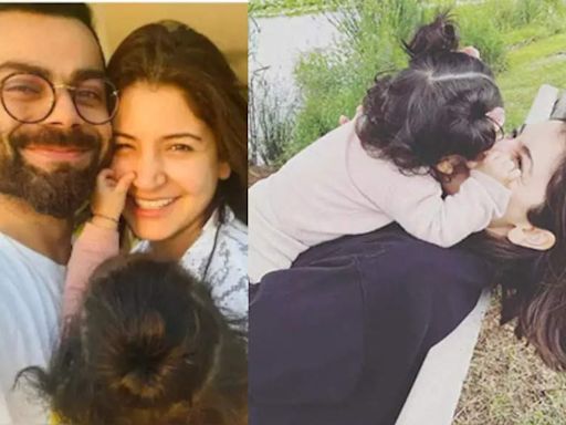 Anushka Sharma and Virat Kohli's baby girl Vamika is an artist, the actress bonds with her daughter over fun drawing activity - PIC inside | Hindi Movie News - Times of India