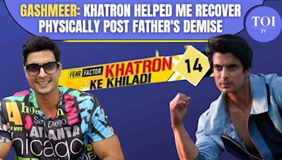 Gashmeer Mahajani on KKK14, Stunts, Physical Recovery Post Father's Demise & Bond With Abhishek | TV - Times of India Videos