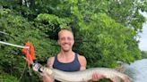 Fisherman breaks NY state record for species considered living dinosaur