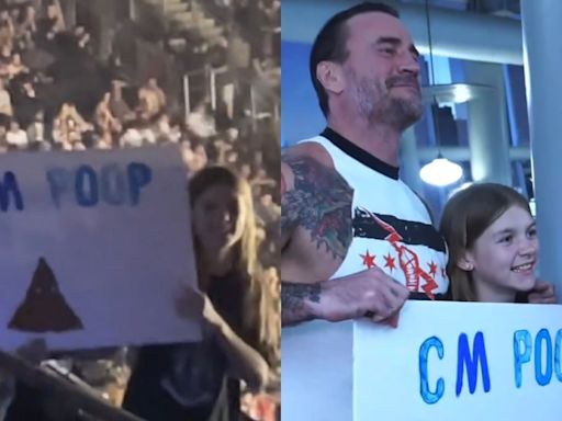 CM Punk Meets Fan With ‘CM Poop’ Sign After WWE RAW