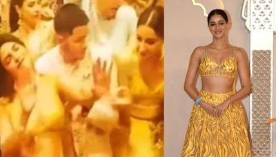 Did Ananya Push Nick Jonas at Anant's Baraat? Internet Calls Her Out