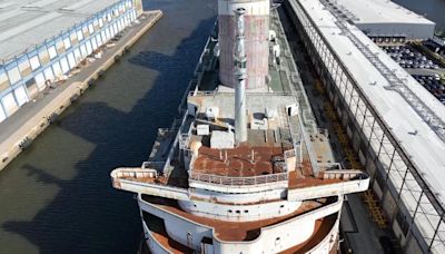 Deadline arrives for SS United States to vacate South Philadelphia pier, though path forward is unclear