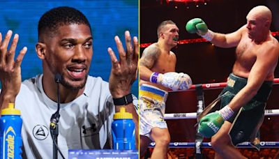 Anthony Joshua gives new Oleksandr Usyk vs Tyson Fury rematch prediction