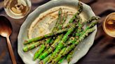 Grilled Asparagus With Tahini Super Sauce