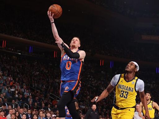 Knicks' Donte DiVincenzo questions Pacers' toughness after run-ins with Myles Turner, Isaiah Jackson in Game 5 | Sporting News Australia