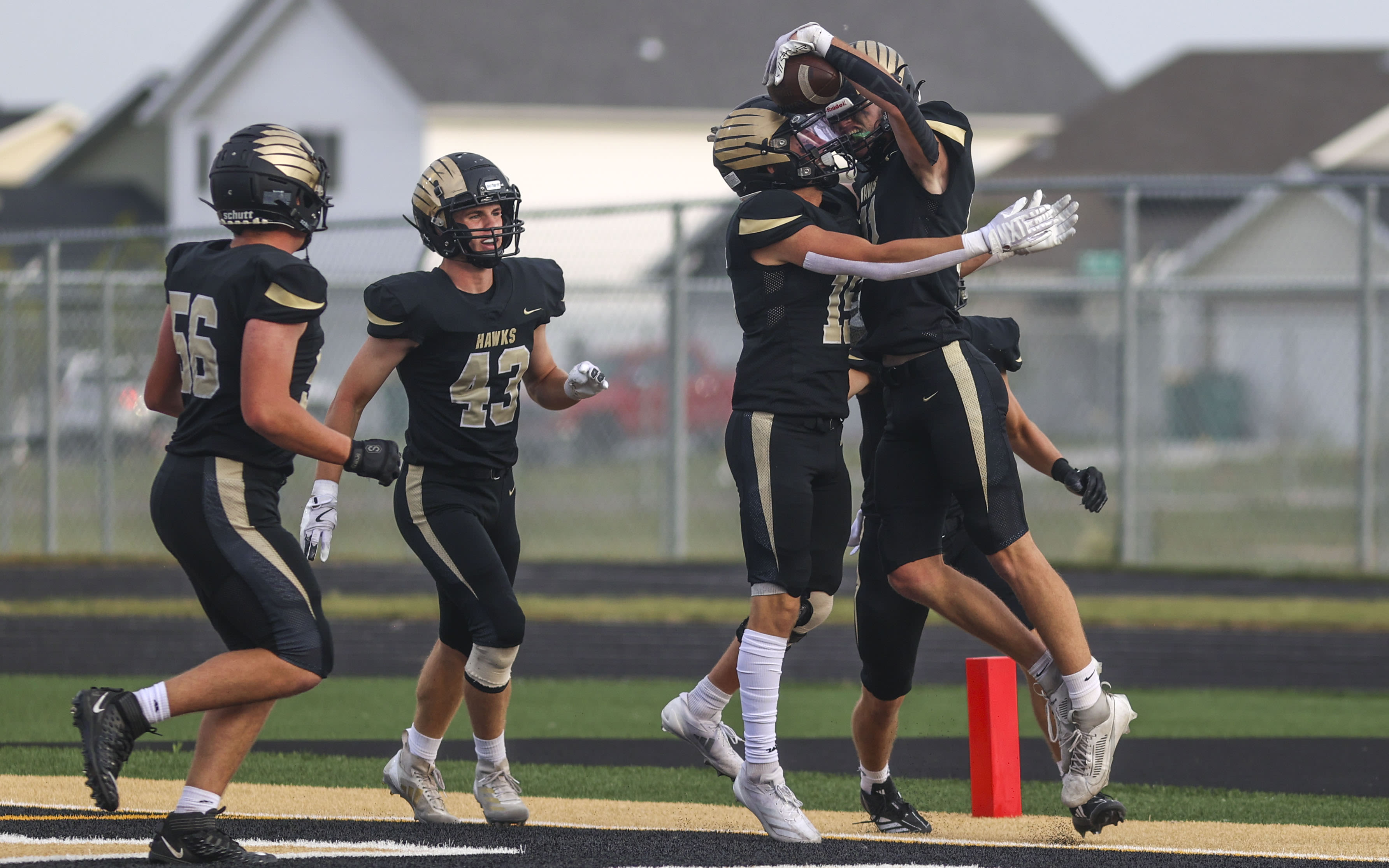 Ty Geray's 2 rush TDs lead Horace Hawks to win over Minot North in home opener