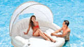 This luxe Intex float has a removable canopy and it's over 25% off: 'An absolute dream'