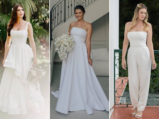 Noivas trocam vestidos ostentosos por minimalistas; tendência está em alta na internet