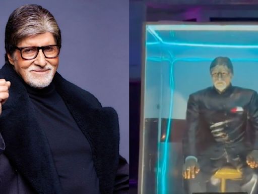 Amitabh Bachchan's life-size statue outside Indian-American businessman's house in New Jersey becomes most-popular tourist attraction
