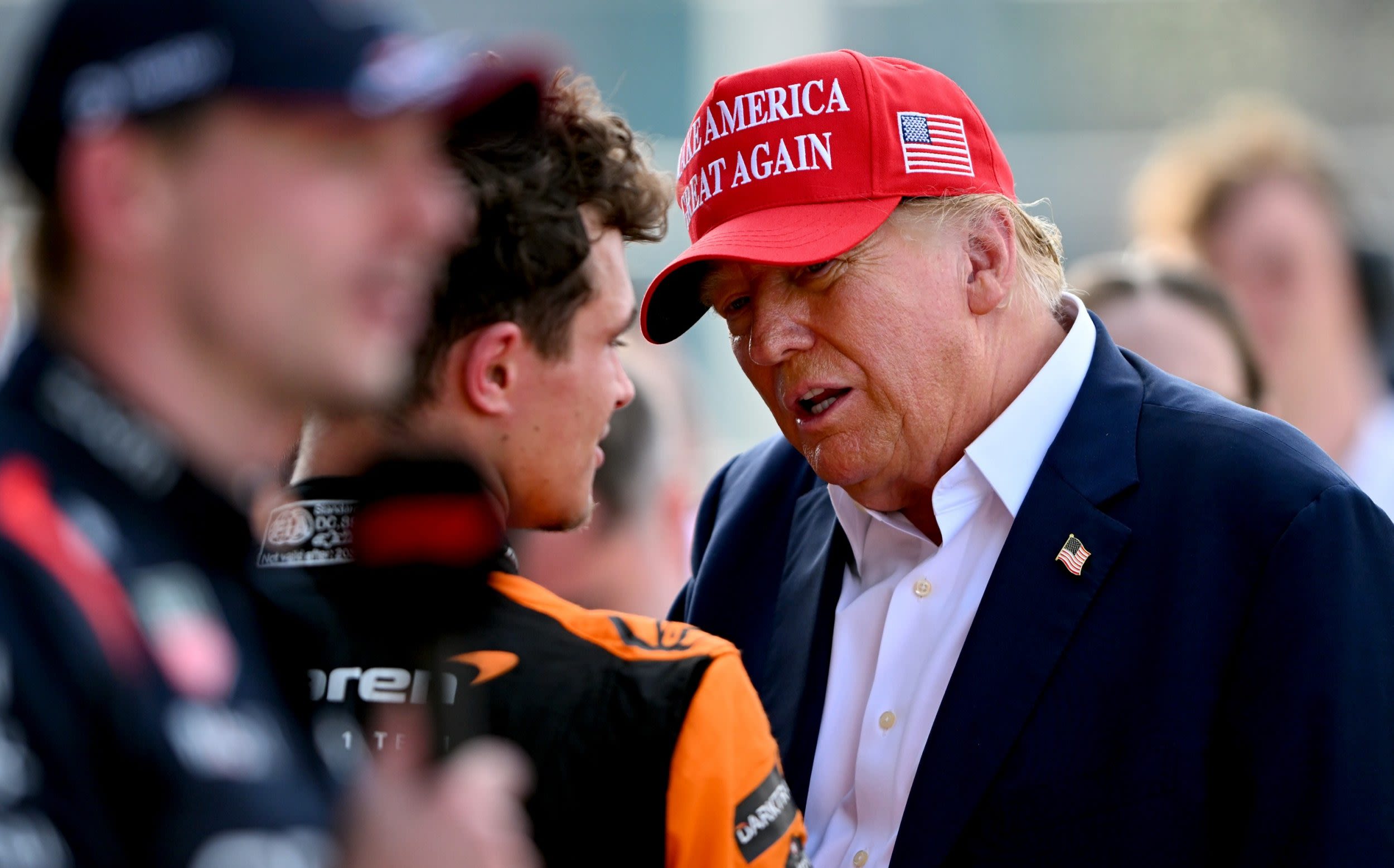 Donald Trump and OnlyFans models transform Miami GP into new Bizarro World