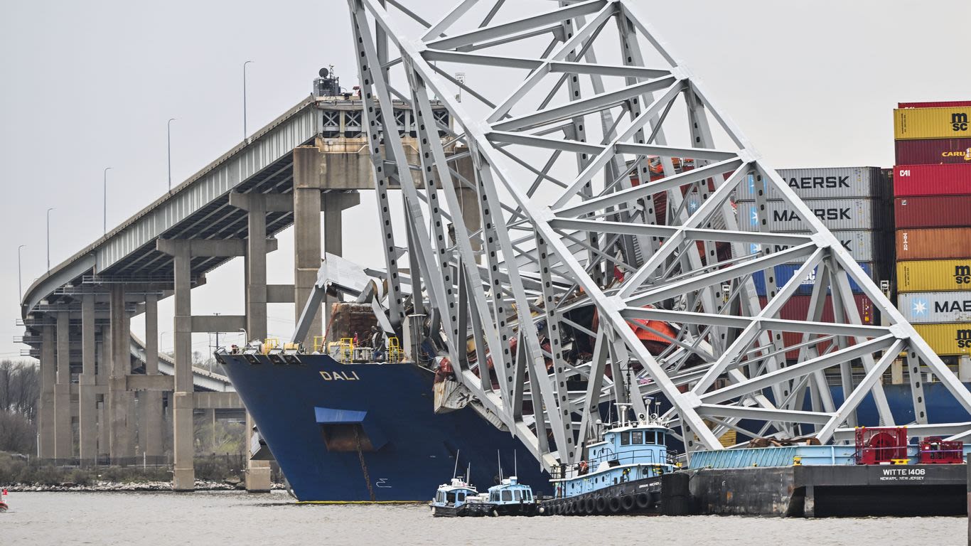 Fifth body recovered from Baltimore bridge collapse site